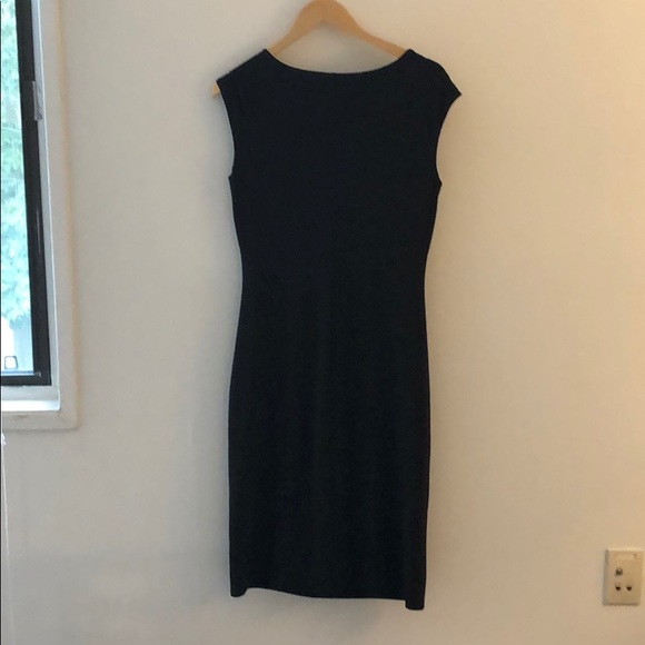 Ralph Lauren black cowl ruched dress Size 8 - Picture 4 of 4
